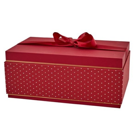 RED SCATOLA RETTANGOLARE GRANDE 33.4X20.5X14.2